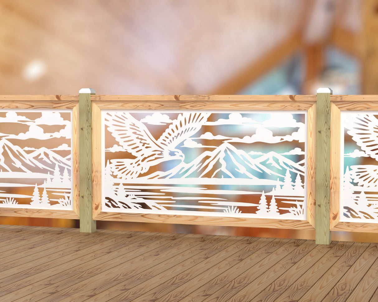 Soaring Eagle Railing Panel Insert