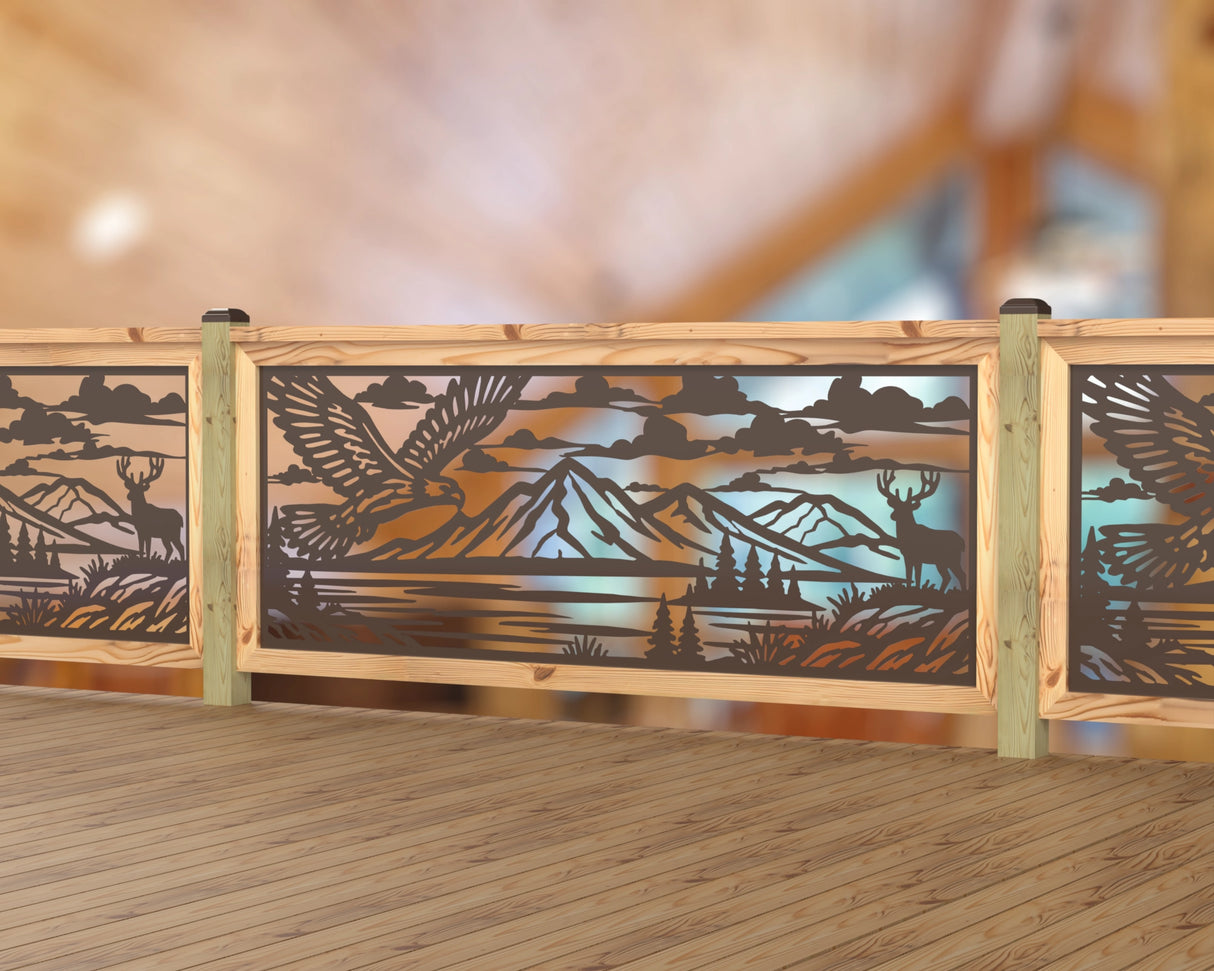 Soaring Eagle Railing Panel Insert