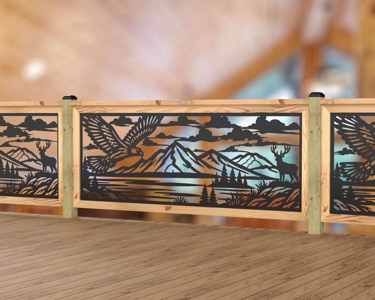 Soaring Eagle Railing Panel Insert