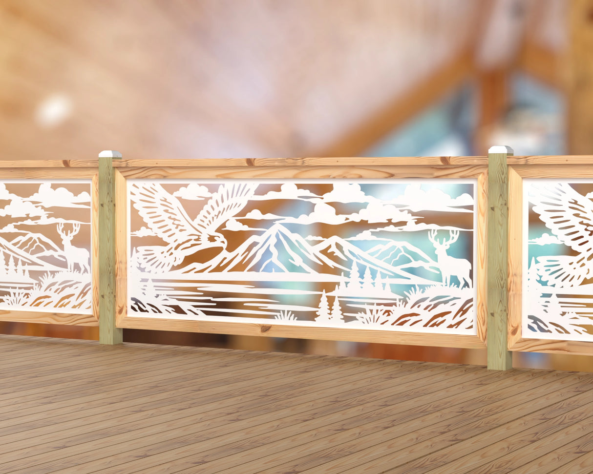 Soaring Eagle Railing Panel Insert