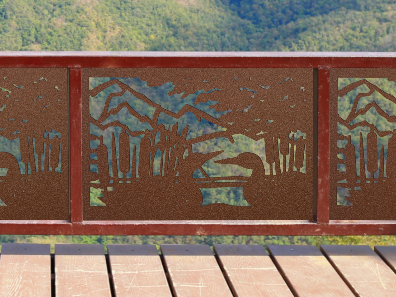 80"x30" - Duck Pond Fence/Gate Panel Insert - Madison Iron and Wood