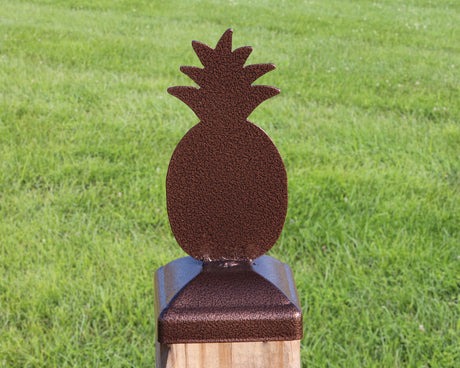 4x4 Pineapple Post Cap (Fits 3.5 x 3.5 Post Size) - Madison Iron and Wood