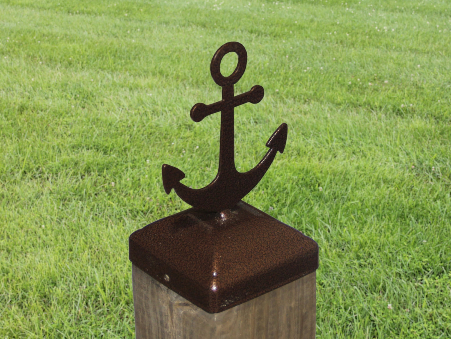 6X6 Anchor Post Cap (5.5 x 5.5 Post Size) - Madison Iron and Wood