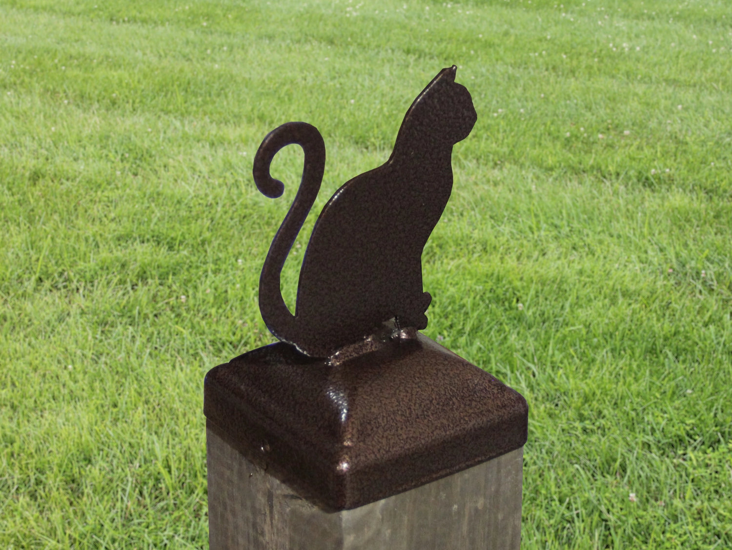 6X6 Cat Post Cap (5.5 x 5.5 Post Size) - Madison Iron and Wood