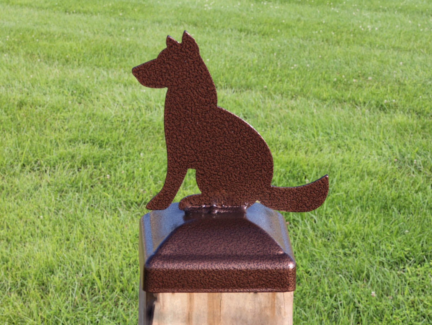 6X6 Dog Post Cap (5.5 x 5.5 Post Size) - Madison Iron and Wood