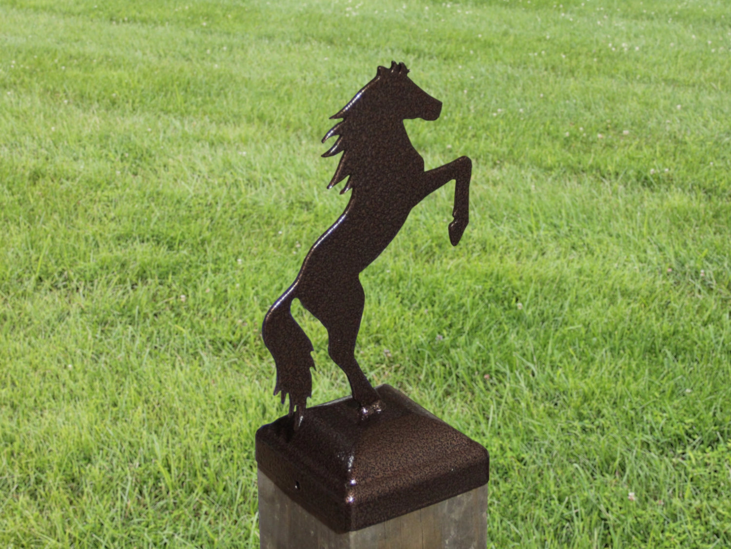 6X6 Horse Post Cap (5.5 x 5.5 Post Size) - Madison Iron and Wood