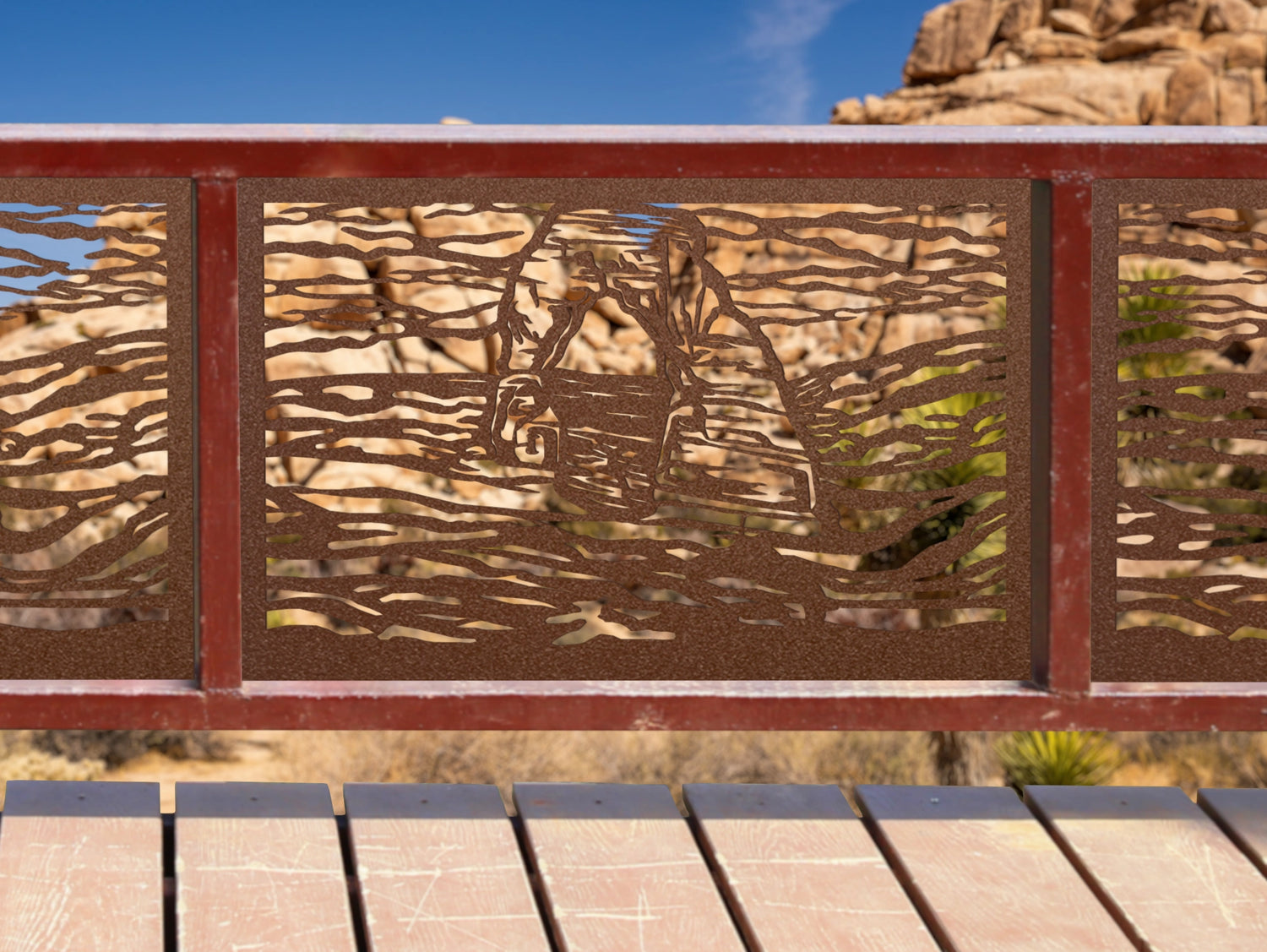 80"x30" - Arches National Park Fence/Gate Panel Insert - Madison Iron and Wood