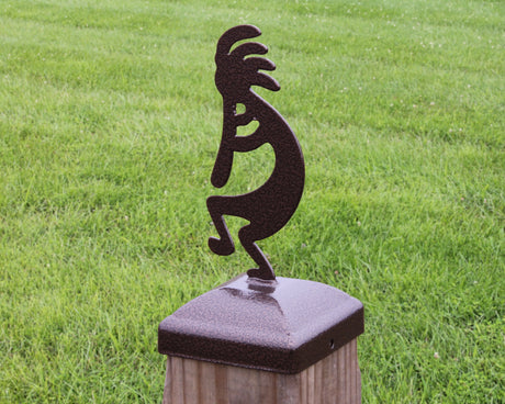 6X6 Kokopelli Post Cap (5.5 x 5.5 Post Size) - Madison Iron and Wood