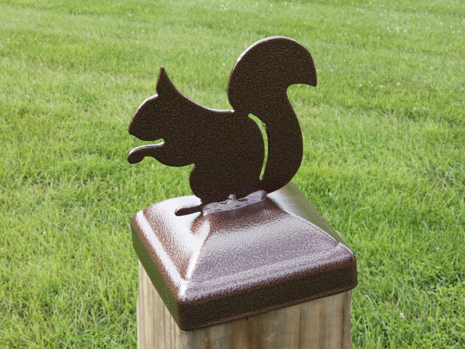 4X4 Squirrel Post Cap (Fits 3.5 x 3.5 Post Size) - Madison Iron and Wood