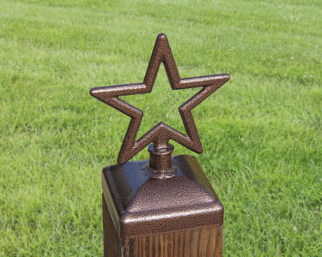 4x4 Star Post Cap (3.5 x 3.5 Post Size) - Madison Iron and Wood