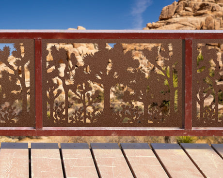 80"x30" - Joshua Tree National Park Fence/Gate Panel Insert - Madison Iron and Wood