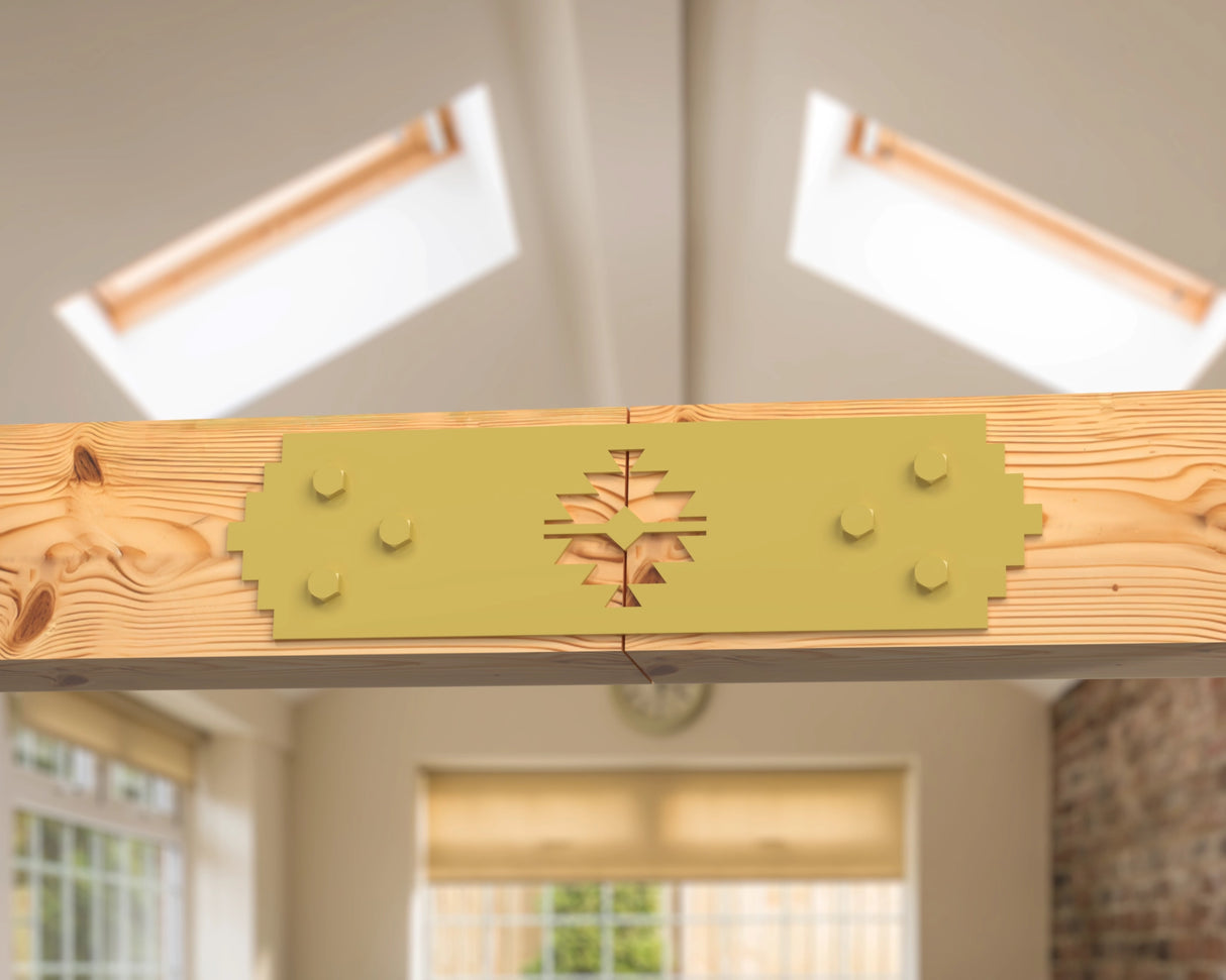 Aztec Style Brackets for 6" Post - Madison Iron and Wood