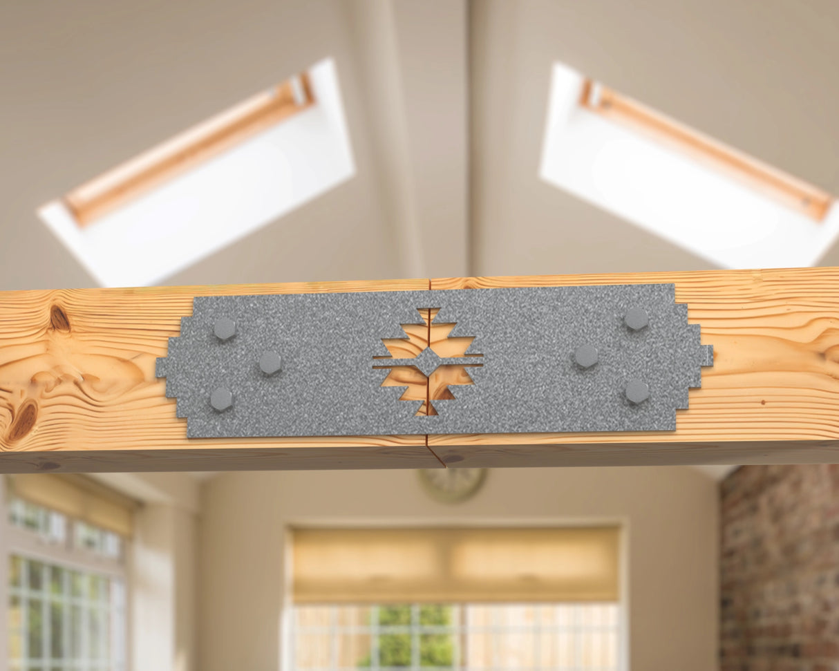 Aztec Style Brackets for 6" Post - Madison Iron and Wood