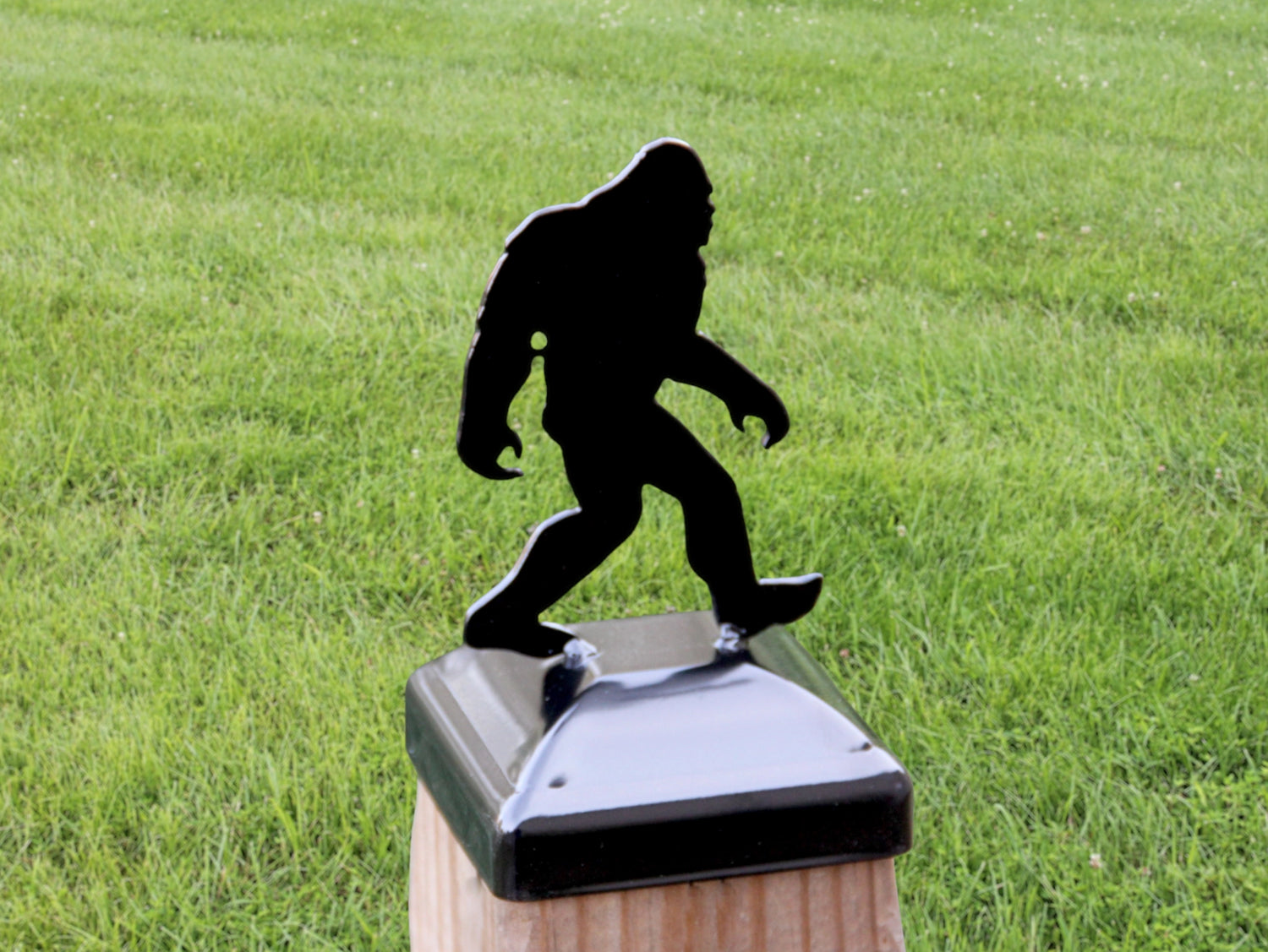 4x4 Bigfoot Walking Post Cap (Fits 3.5 x 3.5 Post Size) - Madison Iron and Wood