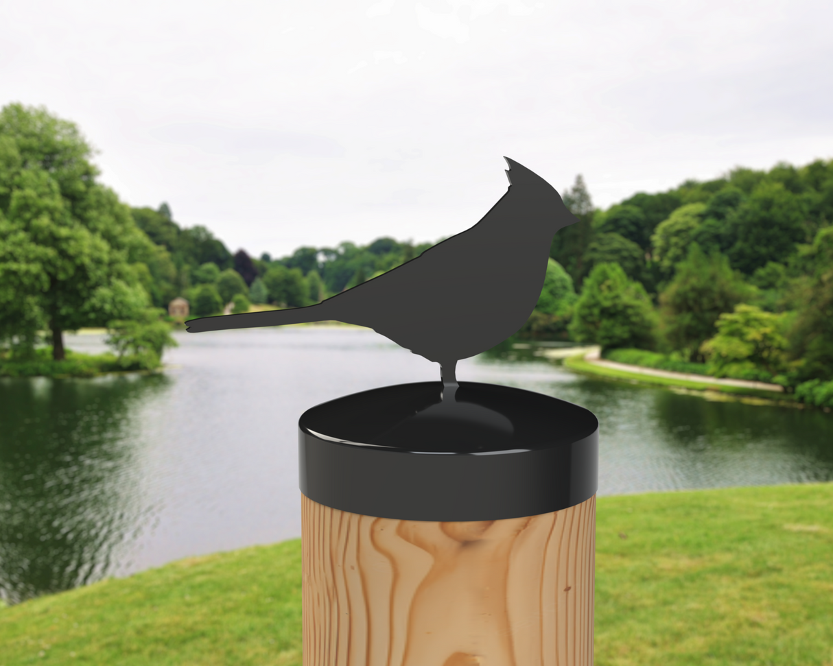 Cardinal, Round Post Cap (4x4 Round Post Size) - Madison Iron and Wood