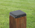 True 4x4 Flat Top Steel Post Cap - Madison Iron and Wood
