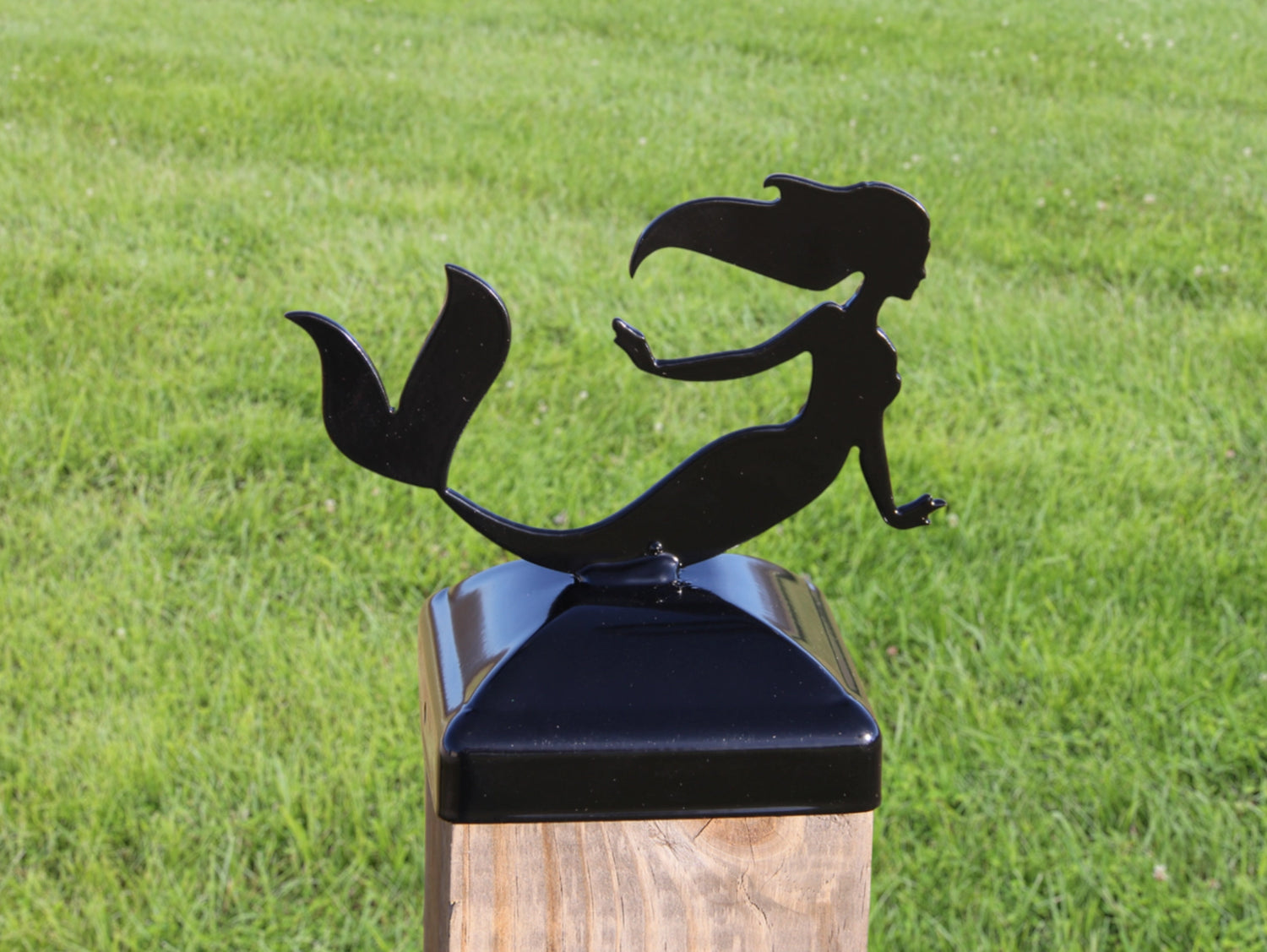 6X6 Mermaid Post Cap (5.5 x 5.5 Post Size) - Madison Iron and Wood