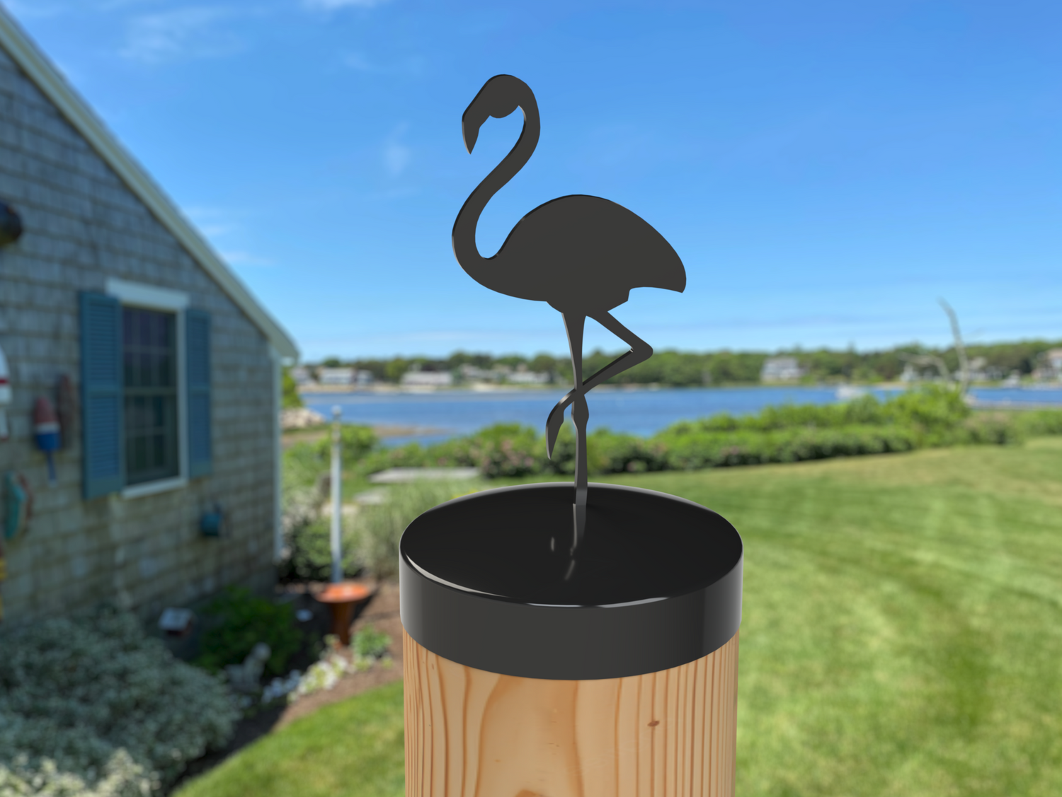 Flamingo, Round Post Cap (4x4 Round Post Size) - Madison Iron and Wood