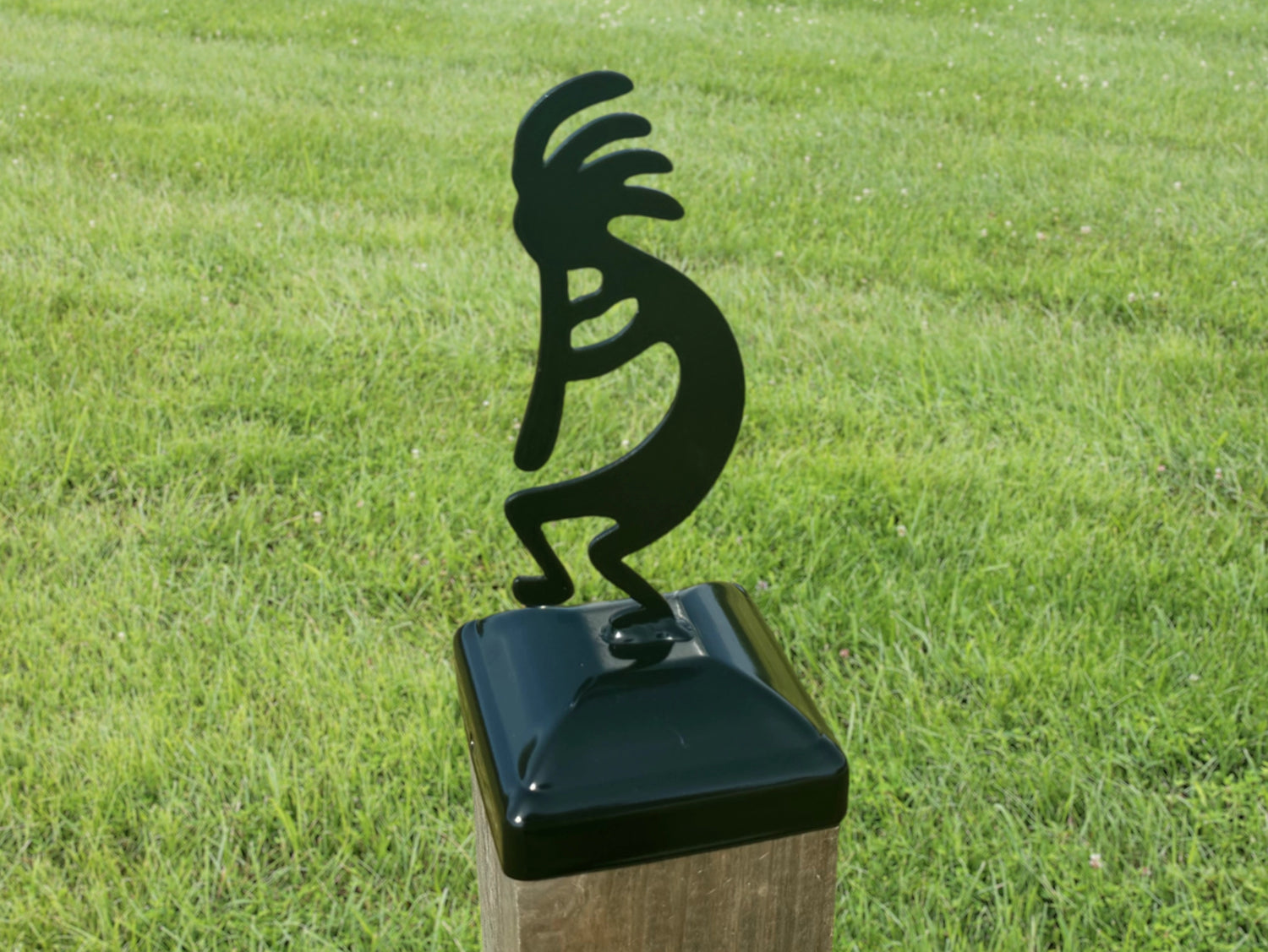 6X6 Kokopelli Post Cap (5.5 x 5.5 Post Size) - Madison Iron and Wood