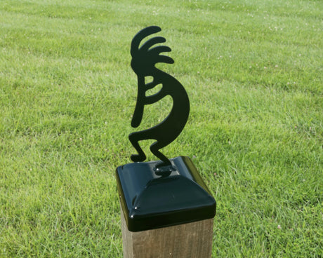 6X6 Kokopelli Post Cap (5.5 x 5.5 Post Size) - Madison Iron and Wood