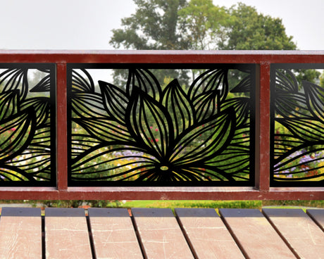 80"x30" - Garden Flower Fence/Gate Panel Insert - Madison Iron and Wood