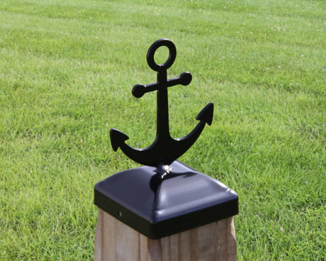 4x4 Anchor Post Cap (Fits 3.5 x 3.5 Post Size) - Madison Iron and Wood