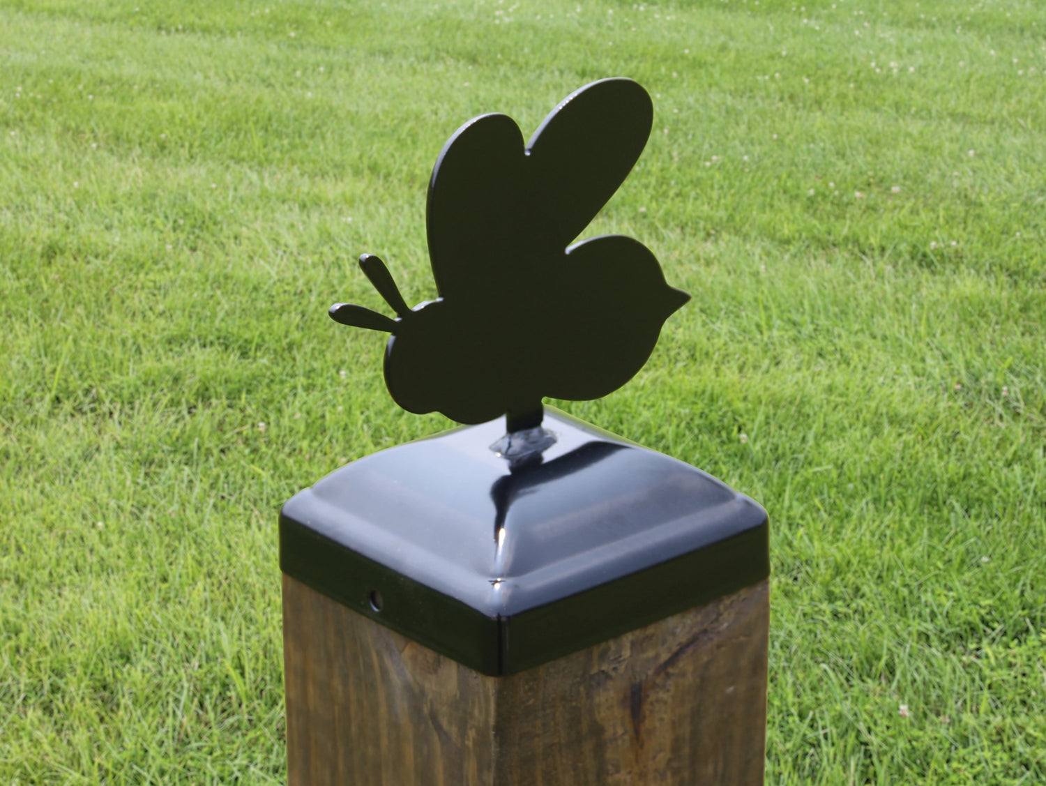 6X6 Bumble Bee Post Cap (5.5 x 5.5 Post Size) - Madison Iron and Wood