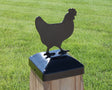 6X6 Chicken Post Cap (5.5 x 5.5 Post Size) - Madison Iron and Wood