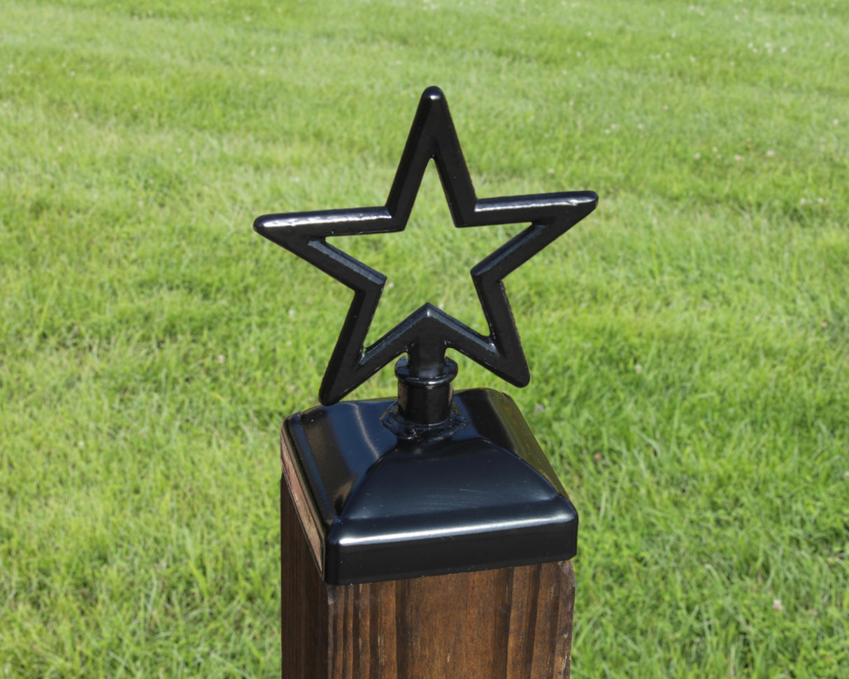 4x4 Star Post Cap (3.5 x 3.5 Post Size) - Madison Iron and Wood