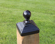 4x4 Cannonball Post Cap (3.5 x 3.5 Post Size) - Madison Iron and Wood