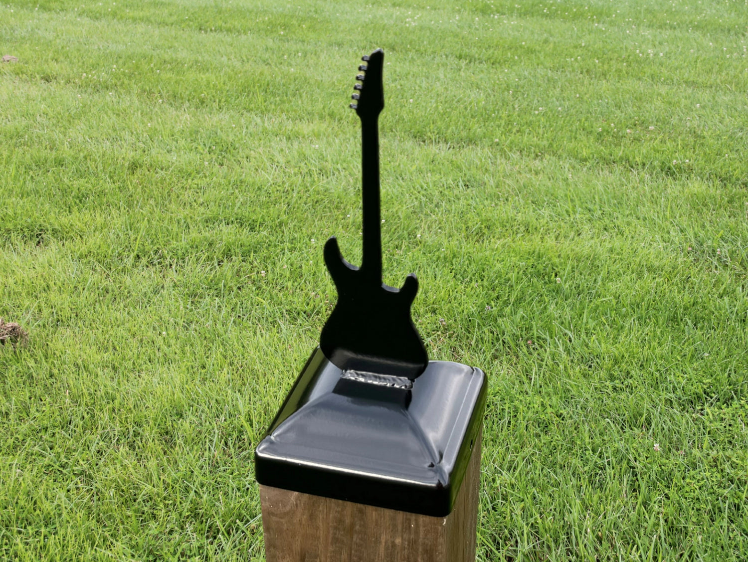 6X6 Guitar - Electric Post Cap (5.5 x 5.5 Post Size) - Madison Iron and Wood
