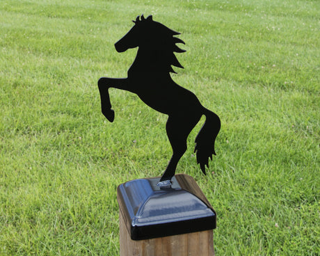 4X4 Horse Post Cap (Fits 3.5 x 3.5 Post Size) - Madison Iron and Wood