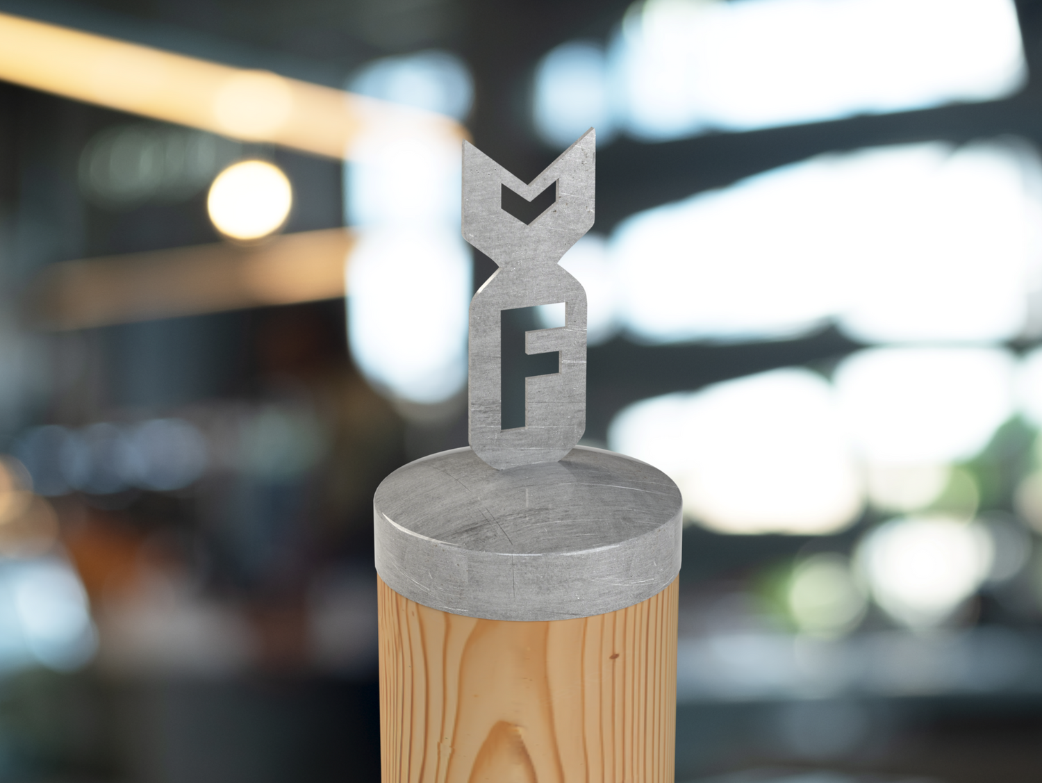 F Bomb, Round Post Cap (4x4 Round Post Size) - Madison Iron and Wood