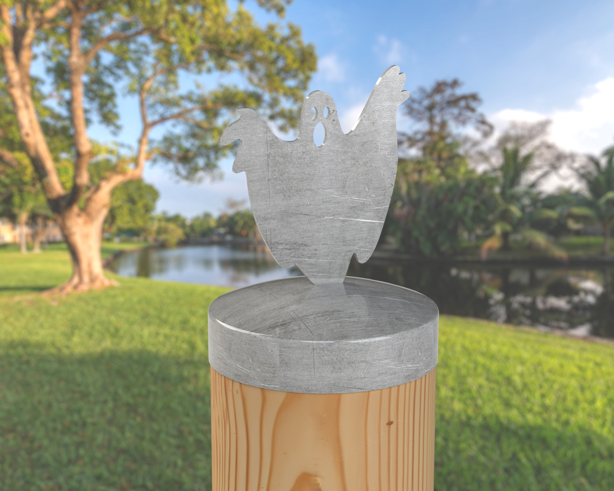 Ghost, Round Post Cap (4x4 Round Post Size) - Madison Iron and Wood