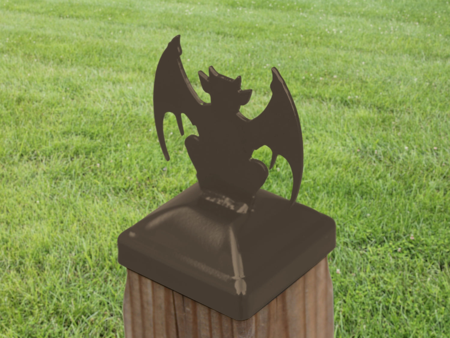 6X6 Gargoyle Post Cap (5.5 x 5.5 Post Size) - Madison Iron and Wood