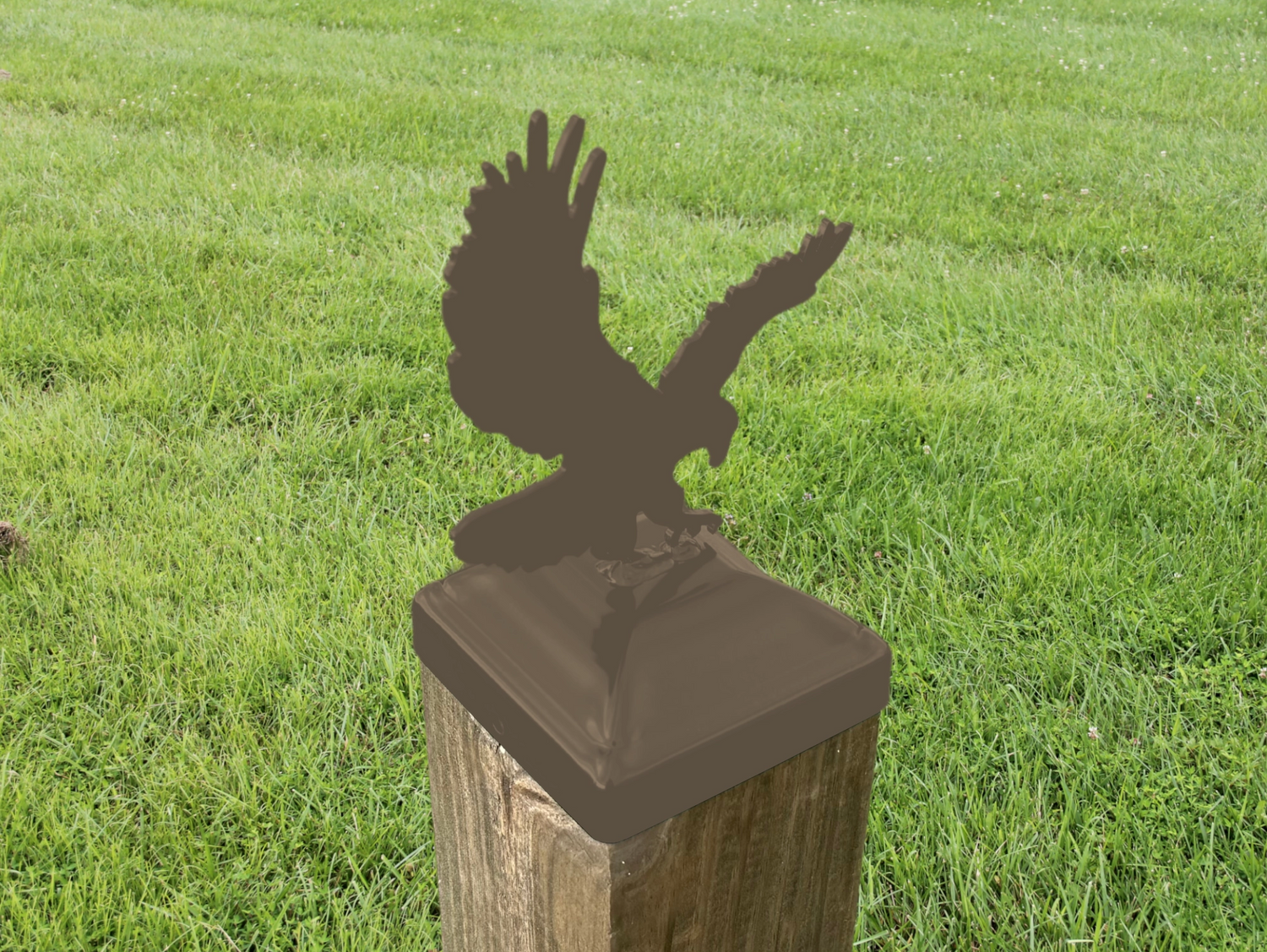 6X6 Eagle Post Cap (5.5 x 5.5 Post Size) - Madison Iron and Wood