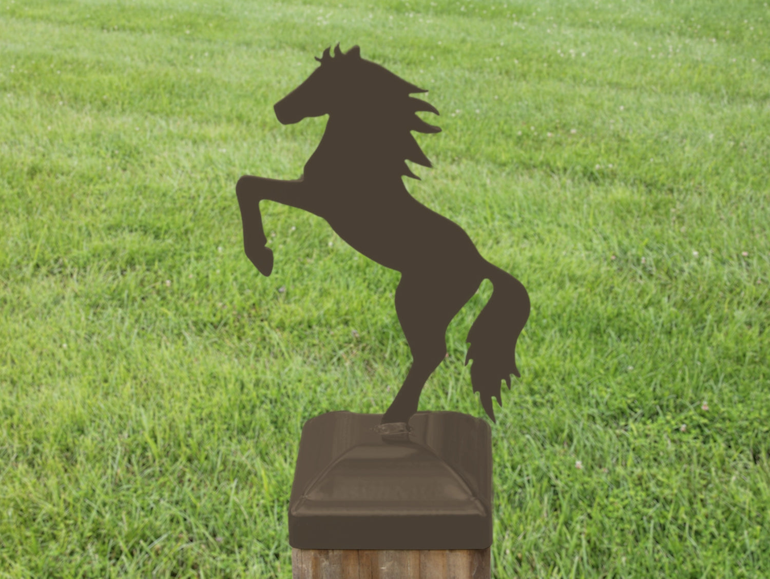 6X6 Horse Post Cap (5.5 x 5.5 Post Size) - Madison Iron and Wood