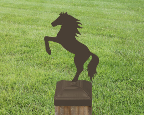 6X6 Horse Post Cap (5.5 x 5.5 Post Size) - Madison Iron and Wood