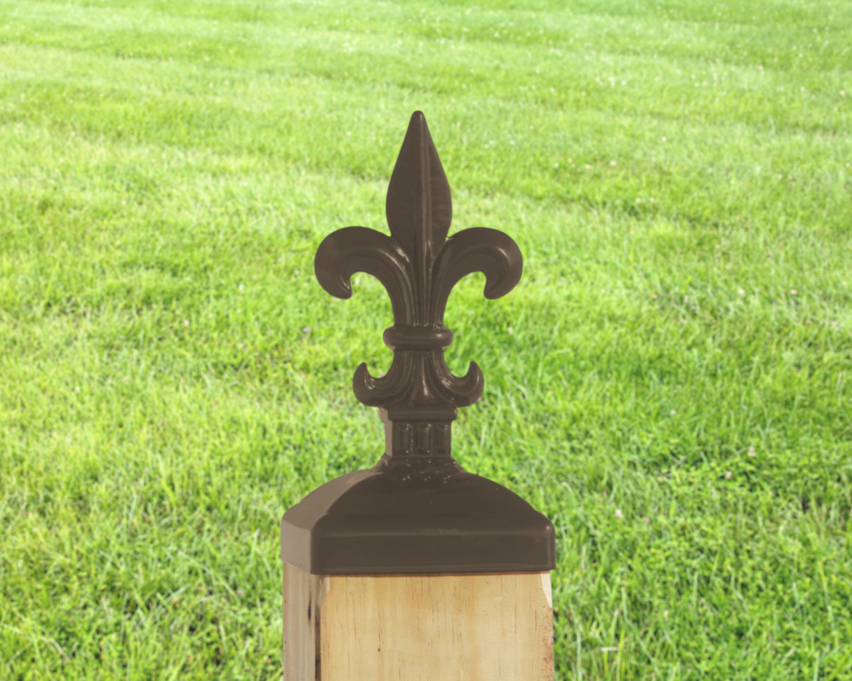 Fleur-De-Lis Fence Post Cap