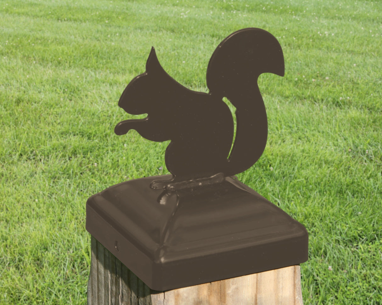 4X4 Squirrel Post Cap (Fits 3.5 x 3.5 Post Size) - Madison Iron and Wood