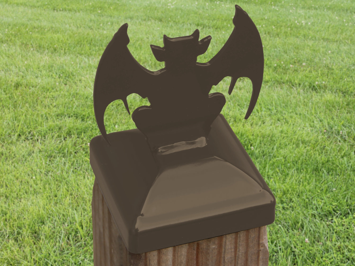 6X6 Gargoyle Post Cap (5.5 x 5.5 Post Size) - Madison Iron and Wood