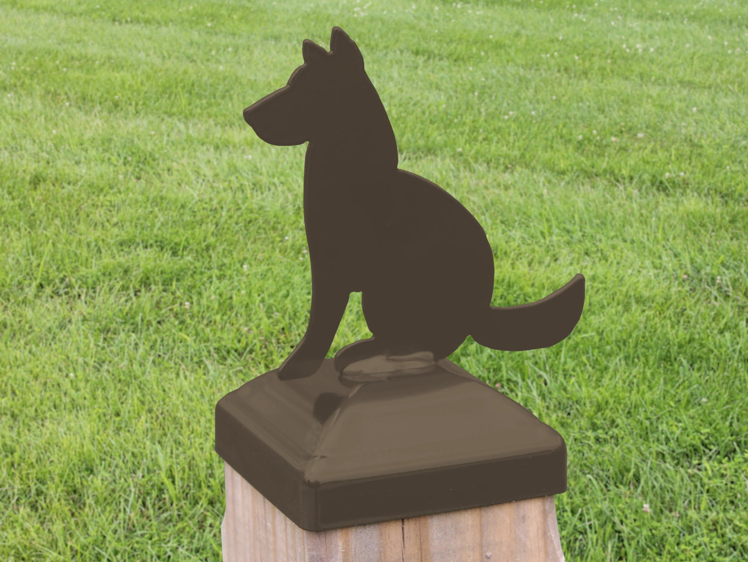 6X6 Dog Post Cap (5.5 x 5.5 Post Size) - Madison Iron and Wood