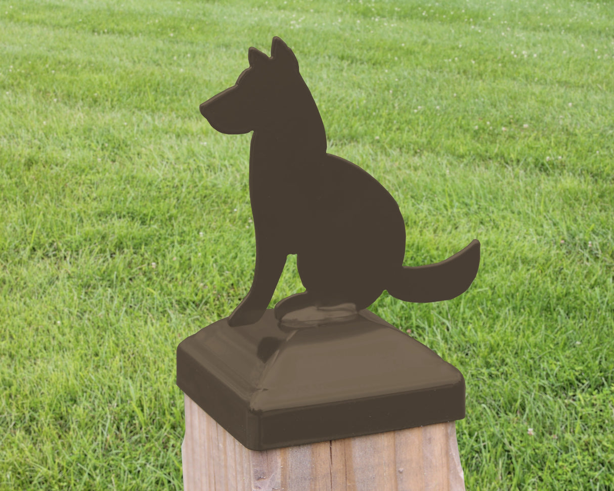6X6 Dog Post Cap (5.5 x 5.5 Post Size) - Madison Iron and Wood