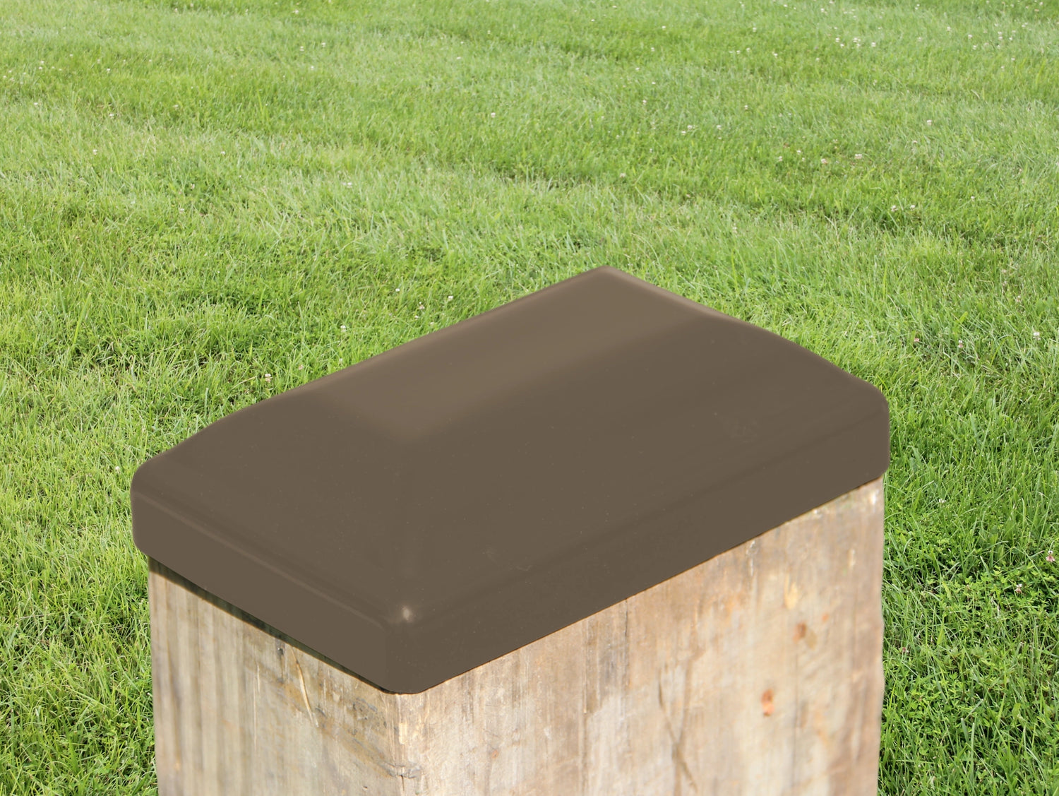 4X6 (nominal size) Steel Post Cap (3.5 x 5.5 Post Size) - Madison Iron and Wood