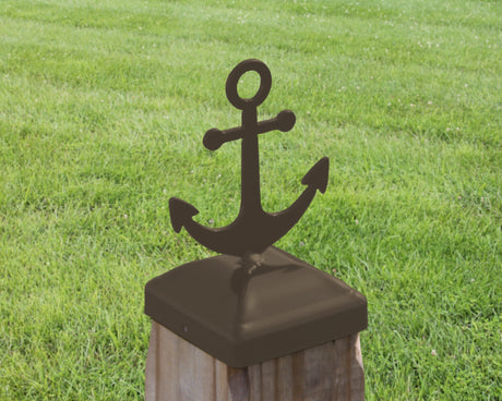 6X6 Anchor Post Cap (5.5 x 5.5 Post Size) - Madison Iron and Wood