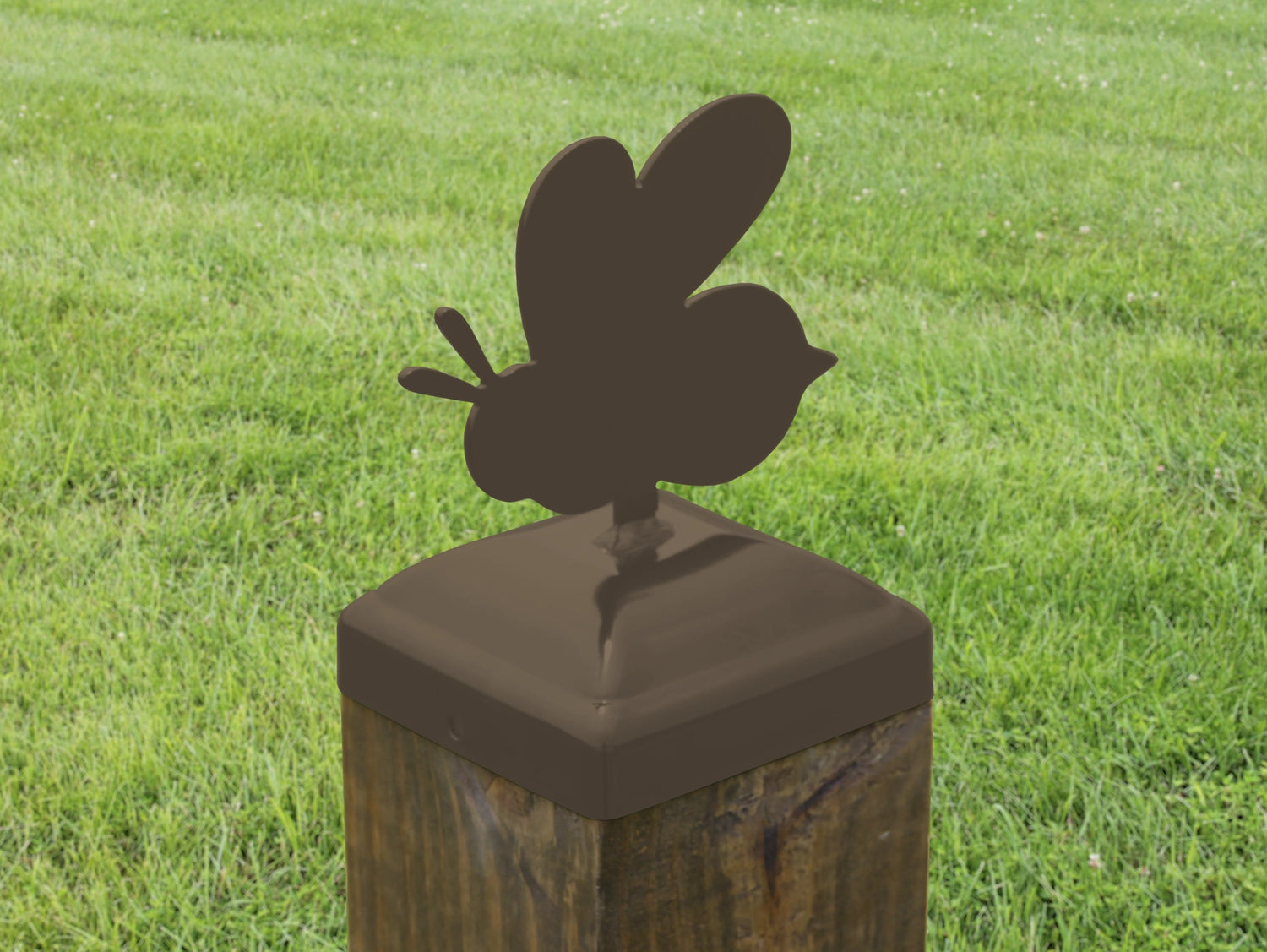 6X6 Bumble Bee Post Cap (5.5 x 5.5 Post Size) - Madison Iron and Wood