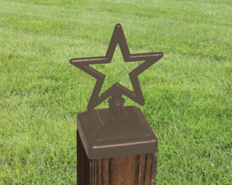 4x4 Star Post Cap (3.5 x 3.5 Post Size) - Madison Iron and Wood