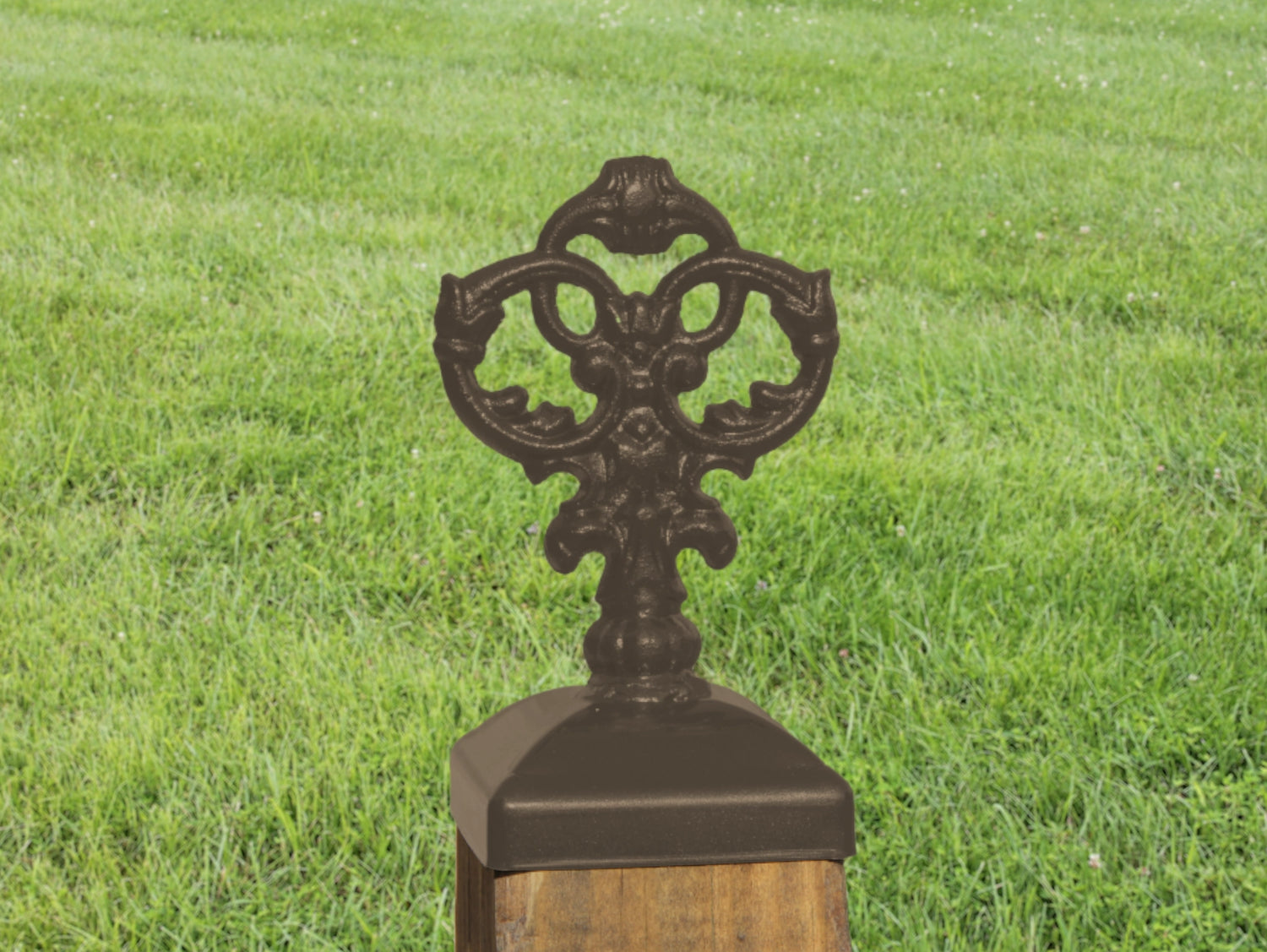 4x4 Victorian Post Cap (Fits 3.5 x 3.5 Post Size) - Madison Iron and Wood