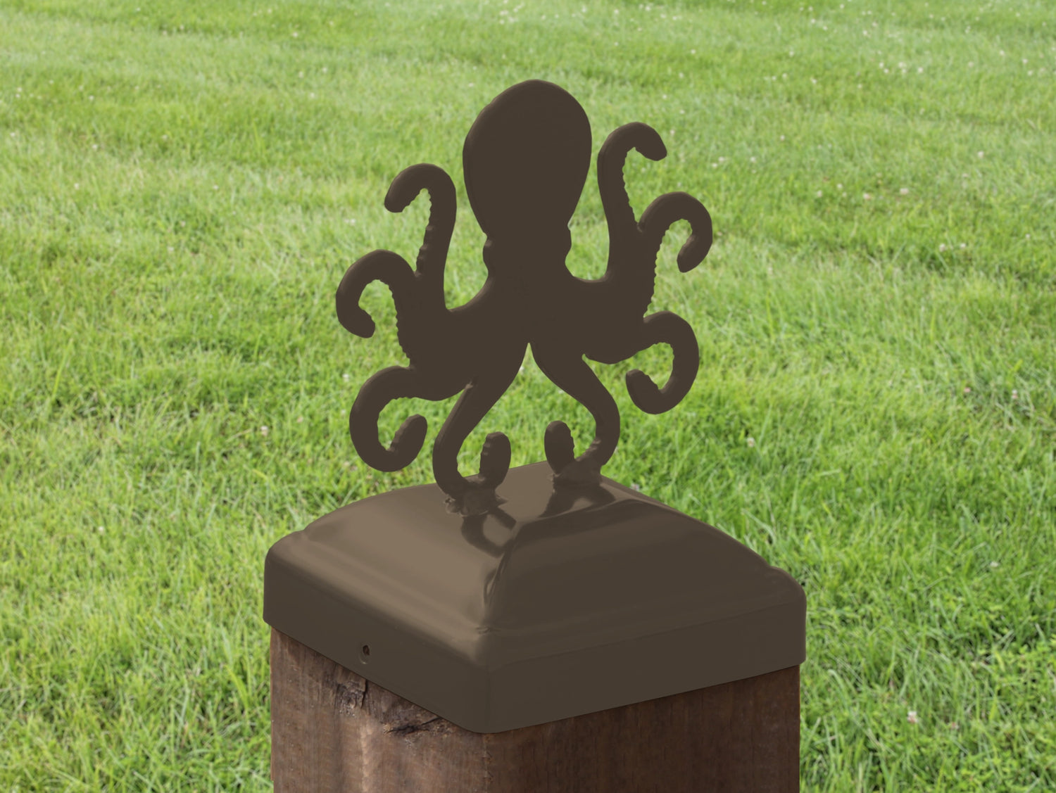 6X6 Octopus Post Cap (5.5 x 5.5 Post Size) - Madison Iron and Wood