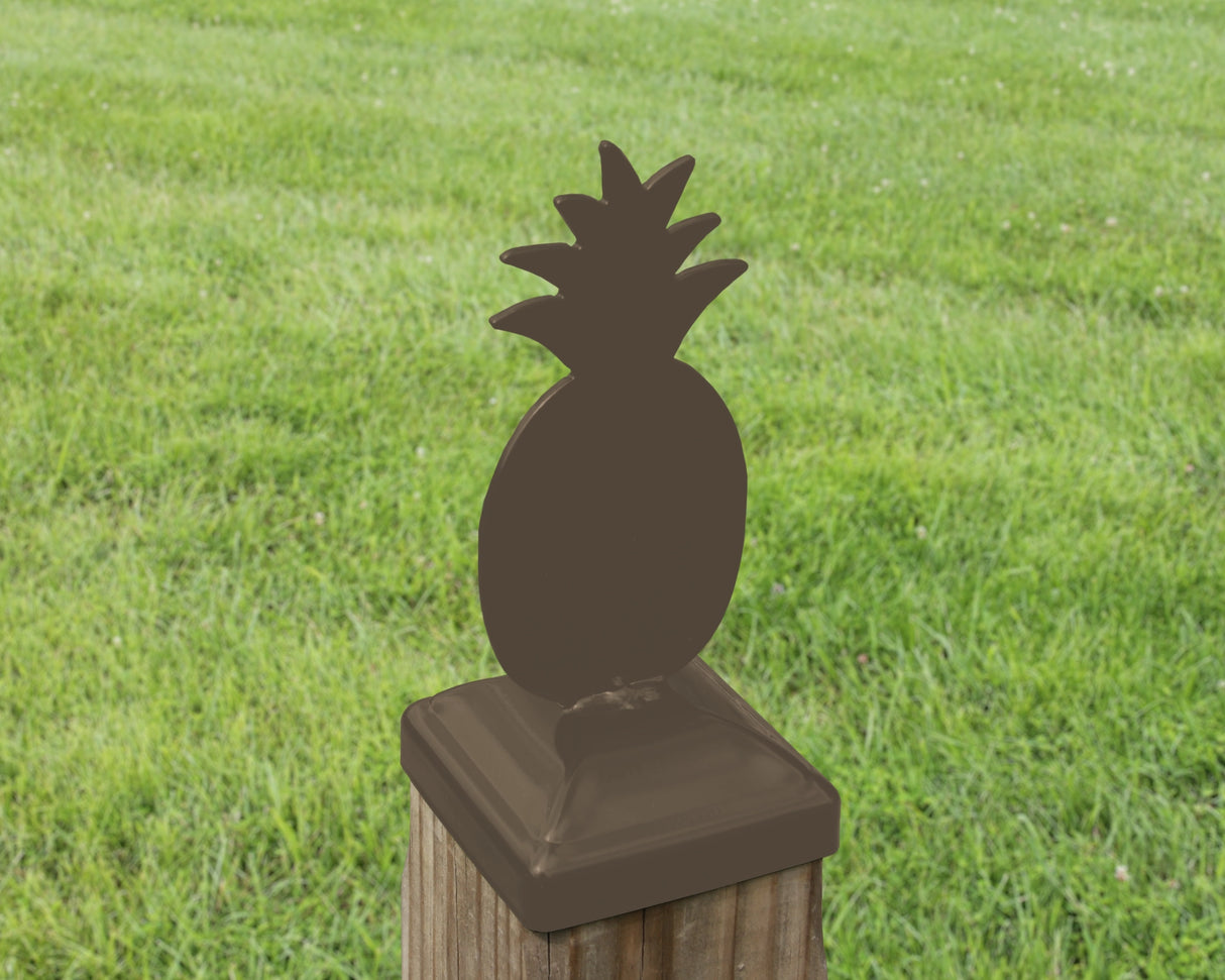 4x4 Pineapple Post Cap (Fits 3.5 x 3.5 Post Size) - Madison Iron and Wood